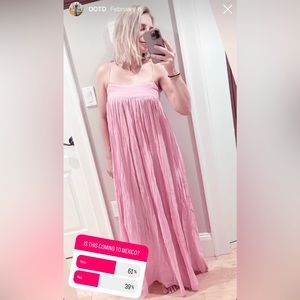 Free People long maxi dress resort wear